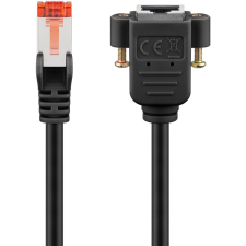Goobay CAT6 Hosszabbító kábel 5m - Fekete (65640) kábel és adapter