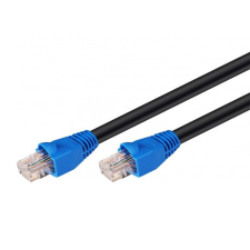 Goobay CAT6 U/UTP kültéri hálózati kábel 50m fekete (94395) kábel és adapter