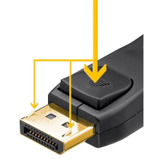 Goobay Displayport monitor összekötő kábel 3m (51954) kábel és adapter