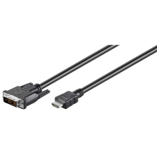 Goobay DVI-D - HDMI kábel 2m Fekete (50580) kábel és adapter