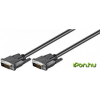 Goobay DVI-D Összekötő Fekete 1.8m 93573