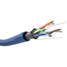 Goobay F/UTP CAT5e Patch kábel 100m - Kék (93265) kábel és adapter
