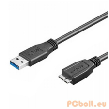 Goobay Goobay 95026 USB micro-B 3.0 kábel 1.8m - Fekete kábel és adapter