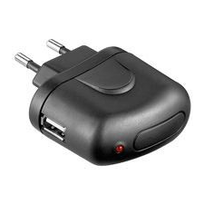 Goobay hálózati töltő USB-A 5V fekete (44008) mobiltelefon kellék
