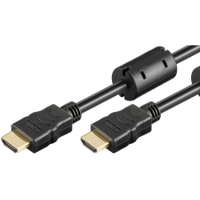 Goobay HDMI v1.4 - HDMI kábel 10m Fekete kábel és adapter