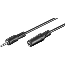Goobay hosszabbító 3,5mm - fekete 2,0m (50431) kábel és adapter
