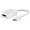 Goobay Mini DisplayPort HDMI Átalakító Fehér 10cm 51729