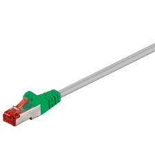 Goobay S/FTP CAT6 Crossover patch kábel 2m - Szürke (68459) kábel és adapter