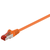 Goobay S/FTP CAT6 Patch kábel 0.5m - Narancssárga (93467)