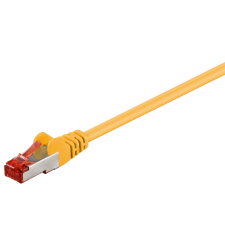 Goobay S/FTP CAT6 Patch kábel 10m - Sárga (68305) kábel és adapter