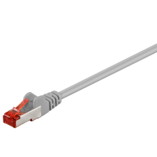 Goobay S/FTP CAT6 Patch kábel 1.5m - Szürke (95579) kábel és adapter
