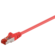 Goobay S/FTP CAT6 Patch kábel 1m - Piros (95477) kábel és adapter