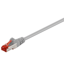 Goobay S/FTP CAT6 Patch kábel 20m - Szürke (50893) kábel és adapter