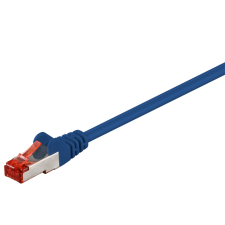 Goobay S/FTP CAT6 patch kábel 50m - Kék (68276) kábel és adapter