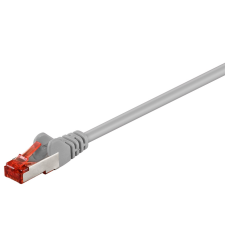 Goobay S/FTP CAT6 Patch kábel 7.5m - Szürke kábel és adapter