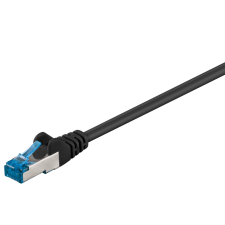 Goobay S/FTP CAT6a Patch kábel 15m - Fekete (94153) kábel és adapter