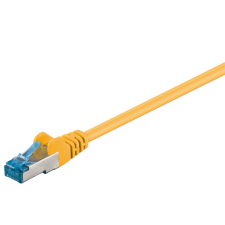 Goobay S/FTP CAT6a Patch kábel 15m - Sárga (94135) kábel és adapter
