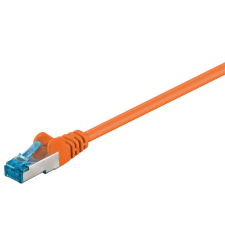 Goobay S/FTP CAT6a Patch kábel 2m - Narancssárga (93744) kábel és adapter