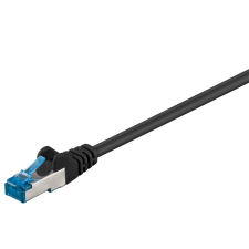 Goobay S/FTP CAT6a Patch kábel 3m - Fekete (93787) kábel és adapter