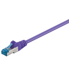Goobay S/FTP CAT6a Patch kábel 7.5m - Ibolya (93855) kábel és adapter