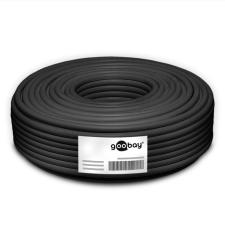 Goobay S/FTP CAT7 Kültéri installációs kábel 50m - Fekete (53867) kábel és adapter