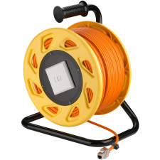 Goobay S/FTP CAT7a Hosszabbító kábeldob 50m - Narancssárga (58934) kábel és adapter