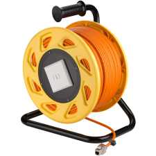 Goobay S/FTP CAT7a Hosszabbító kábeldob 90m - Narancssárga (58938) kábel és adapter