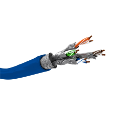 Goobay S/FTP CAT7a Installációs kábel 100m - Kék (91893) kábel és adapter