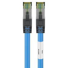 Goobay S/FTP CAT8.1 Patch kábel 2m - Kék (45660) kábel és adapter
