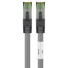 Goobay S/FTP CAT8.1 Patch kábel 2m - Szürke (55137) kábel és adapter