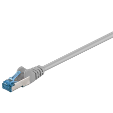 Goobay S/FTP CAT 6A patch kábel 3m szürke (93782) (go93782) kábel és adapter