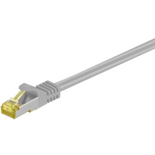 Goobay S/FTP CAT 6A Patch kábel + CAT 7 nyers kábel 20m - Szürke kábel és adapter