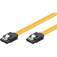Goobay SATA3 adatkábel 0,5m Yellow kábel és adapter