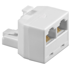 Goobay telefon elosztó 2 x RJ45 8P8C fehér (93057) kábel és adapter