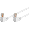 Goobay U/UTP CAT5e Derékszögű patch kábel 1m - Fehér (96070)