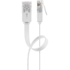 Goobay U/UTP CAT5e Lapos patch kábel 3m - Fehér (93360) kábel és adapter