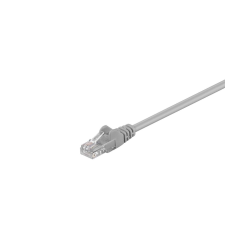 Goobay U/UTP CAT5e Patch kábel 1m - Szürke (68342) kábel és adapter