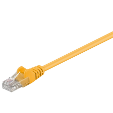 Goobay U/UTP CAT5e Patch Kábel 25m - Sárga (95634) kábel és adapter