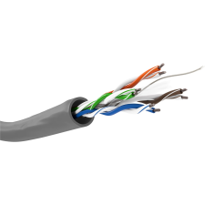 Goobay U/UTP CAT6 Installációs kábel 100m - Szürke (95694) kábel és adapter