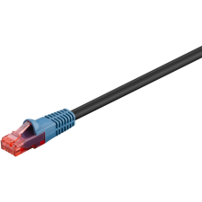 Goobay U/UTP CAT6 Kültéri Patch kábel 10m - Fekete (94389) kábel és adapter