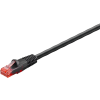 Goobay U/UTP CAT6 Kültéri patch kábel 20m - Fekete