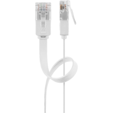 Goobay U/UTP CAT6 Lapos patch kábel 1.5m - Fehér (95192) kábel és adapter