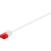 Goobay U/UTP CAT6 Lapos patch kábel 3m - Fehér (93694)