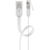 Goobay U/UTP CAT6 Lapos patch kábel 5m - Fehér (95154)