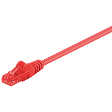 Goobay U/UTP CAT6 Patch kábel 0.25m - Piros (95254) kábel és adapter
