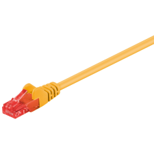 Goobay U/UTP CAT6 Patch kábel 0.5m - Sárga (68433) kábel és adapter
