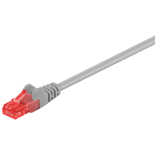 Goobay U/UTP CAT6 patch kábel 1m - Szürke (68439) kábel és adapter