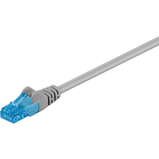 Goobay U/UTP CAT6a Patch kábel 10m - Szürke kábel és adapter