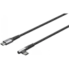 Goobay USB 2.0 Type C Összekötő Fekete 1m 64659