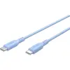 Goobay USB 2.0 Type C Összekötő Kék 1.5m 77741